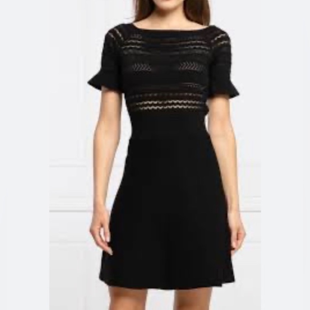 Emporio Armani Black Knit Dress